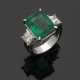 Prachtvoller Sambia-Smaragd mit Diamanten - фото 1