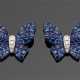 Paar charmante Schmetterlings-Ohrringe - Foto 1