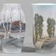 Zwei Vasen mit dänischer Landschaft - photo 1
