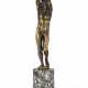 A BRONZE FIGURE OF A STANDING YOUTH, ALSO KNOWN AS NARCISSUS - фото 1