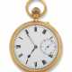 W. LISTER & SONS, POCKET WATCH WITH ONE MINUTE TOURBILLON, 18K GOLD - фото 1