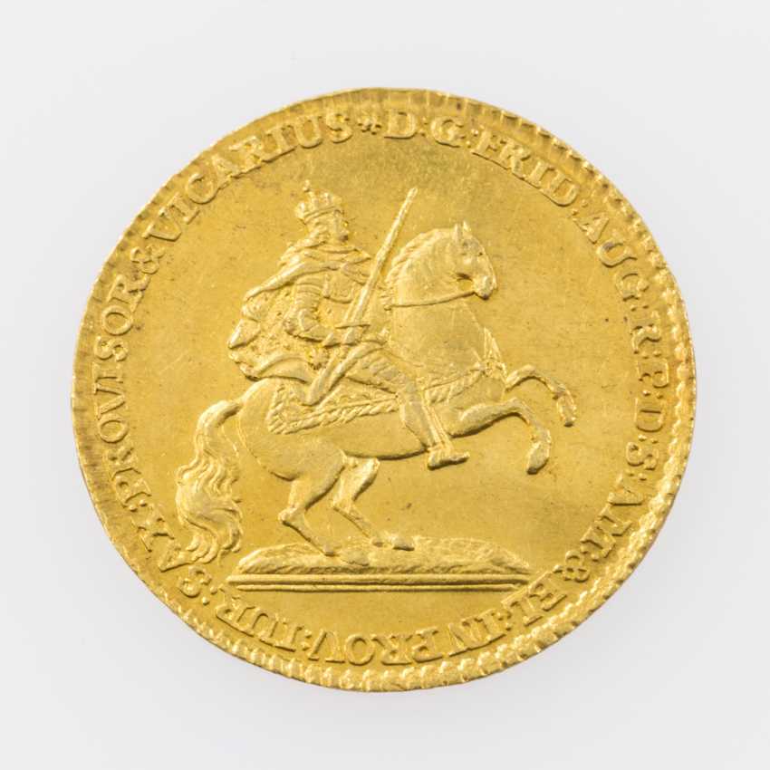 Auktion: Sachsen / Gold - Dukat 1745, auf das Vikariat ...