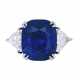 ATTRACTIVE SAPPHIRE AND DIAMOND RING - photo 1