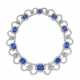 EARLY 19TH CENTURY SAPPHIRE AND DIAMOND NECKLACE - фото 1