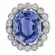 EARLY 19TH CENTURY SAPPHIRE AND DIAMOND RING - фото 1