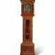 A CHINESE PARCEL-GILT RED CARVED 'CINNABAR' LACQUER LONGCASE CLOCK - фото 1
