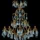 A FRENCH ORMOLU AND ROCK CRYSTAL TEN-LIGHT CHANDELIER - фото 1