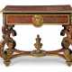 Boulle, Andre-Charles. A FRENCH ORMOLU-MOUNTED AND CUT-BRASS-INLAID RED TORTOISESHELL 'BOULLE' MARQUETRY WRITING TABLE - photo 1