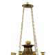 A SWEDISH EMPIRE ORMOLU AND PATINATED-BRONZE EIGHT-LIGHT CHANDELIER - photo 1