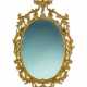 A GEORGE III CARVED GILTWOOD MIRROR - photo 1