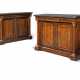 A PAIR OF GEORGE IV ORMOLU-MOUNTED AND BRASS-INLAID, GONCALO ALVES, INDIAN ROSEWOOD AND EBONY MARQUETRY SIDE CABINETS - Foto 1