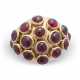 Belperron. SUZANNE BELPERRON GOLD AND RUBY RING - photo 1