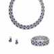 Bolin. SAPPHIRE AND DIAMOND NECKLACE, BRACELET AND EARRING SUITE - фото 1