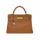 HERMÈS. A GOLD GULLIVER LEATHER RETOURNÉ KELLY 32 WITH GOLD HARDWARE - фото 1