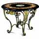AN ITALIAN MICROMOSAIC TABLE TOP, ON WROUGHT-IRON BASE - Foto 1