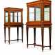 A PAIR OF FRENCH ORMOLU-MOUNTED KINGWOOD AND BOIS SATINE VITRINE CABINETS - Foto 1