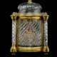 A LARGE FRENCH ORMOLU AND CUT AND MOULDED GLASS LIQUEUR CASKET - фото 1