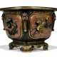 A JAPANESE GILT AND PATINATED-BRONZE JARDINIERE - фото 1