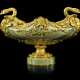 A FRENCH ORMOLU-MOUNTED GREEN-MARBLE CENTREPIECE - фото 1