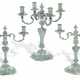 Mappin & Webb. A PAIR OF ELIZABETH II SILVER TWO-LIGHT CANDELABRA AND A MATCHING FOUR-LIGHT CANDELABRUM - фото 1