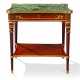 Beurdeley, Alfred. A FRENCH ORMOLU-MOUNTED MAHOGANY OCCASIONAL TABLE - Foto 1