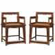 A PAIR OF HUANGHUALI LOWBACK ARMCHAIRS, MEIGUIYI - Foto 1