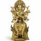 A LARGE AND SUPERB GILT-BRONZE FIGURE OF MAITREYA - фото 1