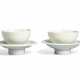 A PAIR OF QINGBAI CUPS AND STANDS - Foto 1