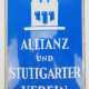 Emailieschild Allianz und Stuttgarter Verein. - фото 1