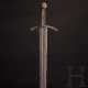 Ritterliches Schwert mit Bronzeknauf, Frankreich, um 1350 - photo 1