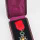 Frankreich: Orden der Ehrenlegion, 10. Modell (1951-1962), Miniatur mit Diamant-Besatz, im Etui. - фото 1