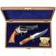 Smith & Wesson Modell 19-3, "The Texas Ranger Commemorative 1823 - 1973", in Schatulle - Foto 1