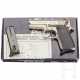 Smith & Wesson Modell 469, "The Minigun", Nickelfinish, im Karton - photo 1