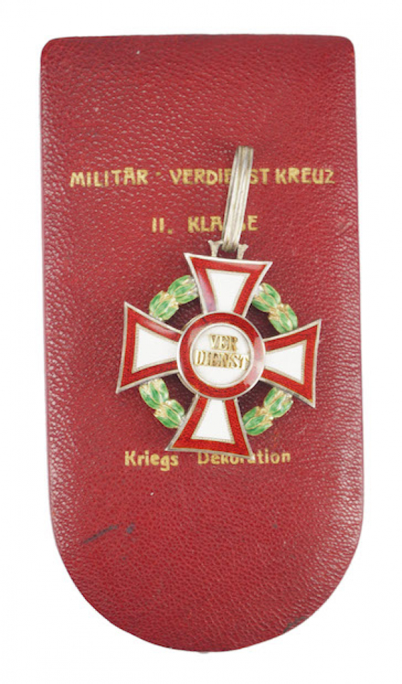Österreich: Militär-Verdienstkreuz, 2. Klasse mit Kriegsdekoration, im ...