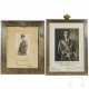 Zwei originalgerahmte Fotos mit Widmungen vom späteren König Umberto II. und Prinz Amedeo, 1932 und 1937 - photo 1