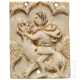 Samson und der Löwe, Elfenbeinplakette, Ravenna, 14. Jahrhundert - Foto 1