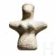 Frauenidol, Marmor, Vorderasien, 4. - 3. Jahrtausend vor Christus - Foto 1