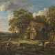 Jan Wynants. Cottage in a Wooded Landscape with Figural Staffage - photo 1