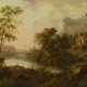 Johann Christian Vollerdt. River Landscape with Travelers by a Ruin - Foto 1