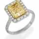 Diamond-Ring-Fancy Intense Yellow - Foto 1
