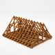 Large wooden model of a Dutch gable roof truss - photo 1