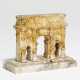Italy. Small alabaster model of the Arch of Constantine in Rome - Foto 1