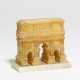 Italy. Small alabaster model of the Arch of Constantine in Rome - photo 1