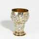 Nuremberg. Partially gilt silver chalice with gilt interior and flower tendril decor - photo 1