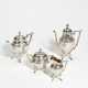 Bremen. Four Piece silver coffee and tea service with ribbon and festoon decor - Foto 1