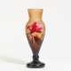Daum Frères. Glass vase with magnolia decor - фото 1