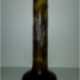 Emile Gallé. Glass stem vase with fuchsias - photo 1