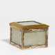 Louis Süe & André Mare. Small, partially silver plated bronze and glass Art Deco casket with butterflies - photo 1