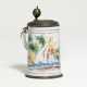 Wohl Erfurt. Ceramic tankard with farmers' wives - photo 1