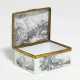 France. Enamel and fire-gilt copper snuff box with bucolic landscapes in Grisaille - фото 1